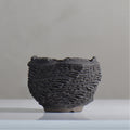 菊地元野 / DANSOU GLOSS ブラック / kg2_db10_xs /  約φ8cm / 植木鉢