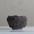 菊地元野 / DANSOU GLOSS ブラック / kg2_db12_xs /  約φ8.5cm / 植木鉢