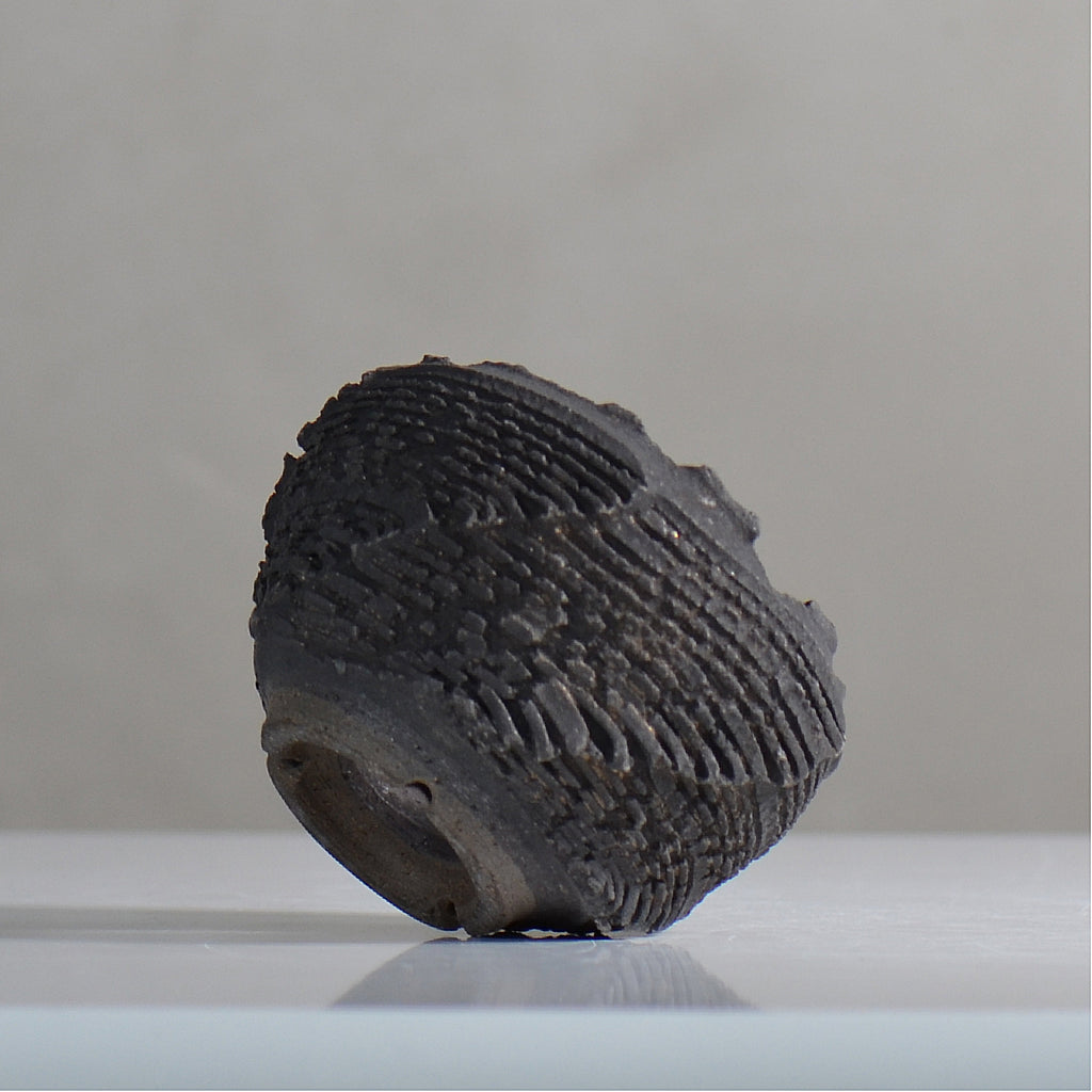 菊地元野 / DANSOU GLOSS ブラック / kg2_db12_xs /  約φ8.5cm / 植木鉢