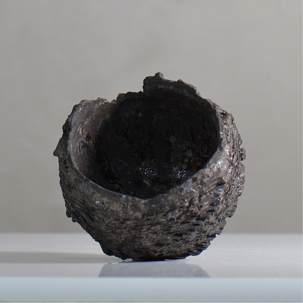 菊地元野 / DANSOU GLOSS ブラック / kg2_db13_s /  約φ10cm / 植木鉢