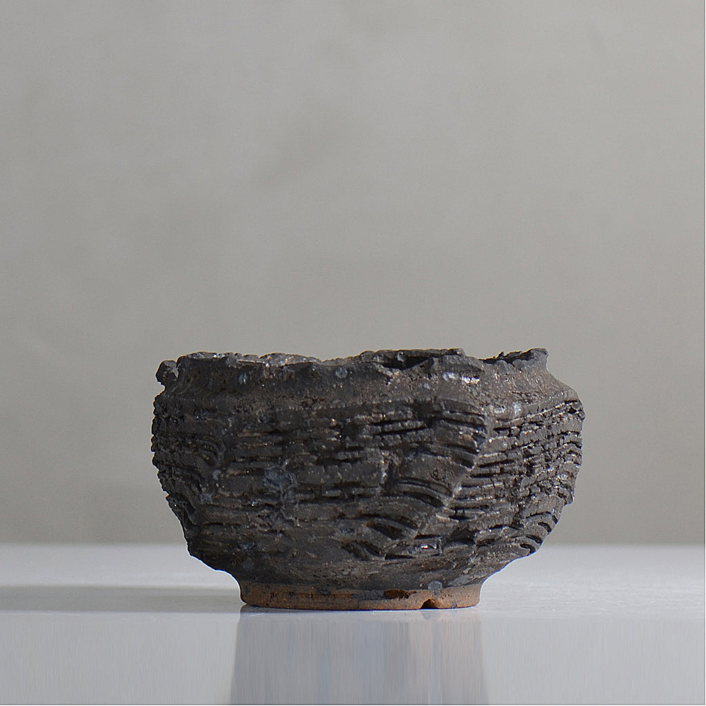 菊地元野 / DANSOU GLOSS ブラック / kg2_db15_s /  約φ10.5cm / 植木鉢
