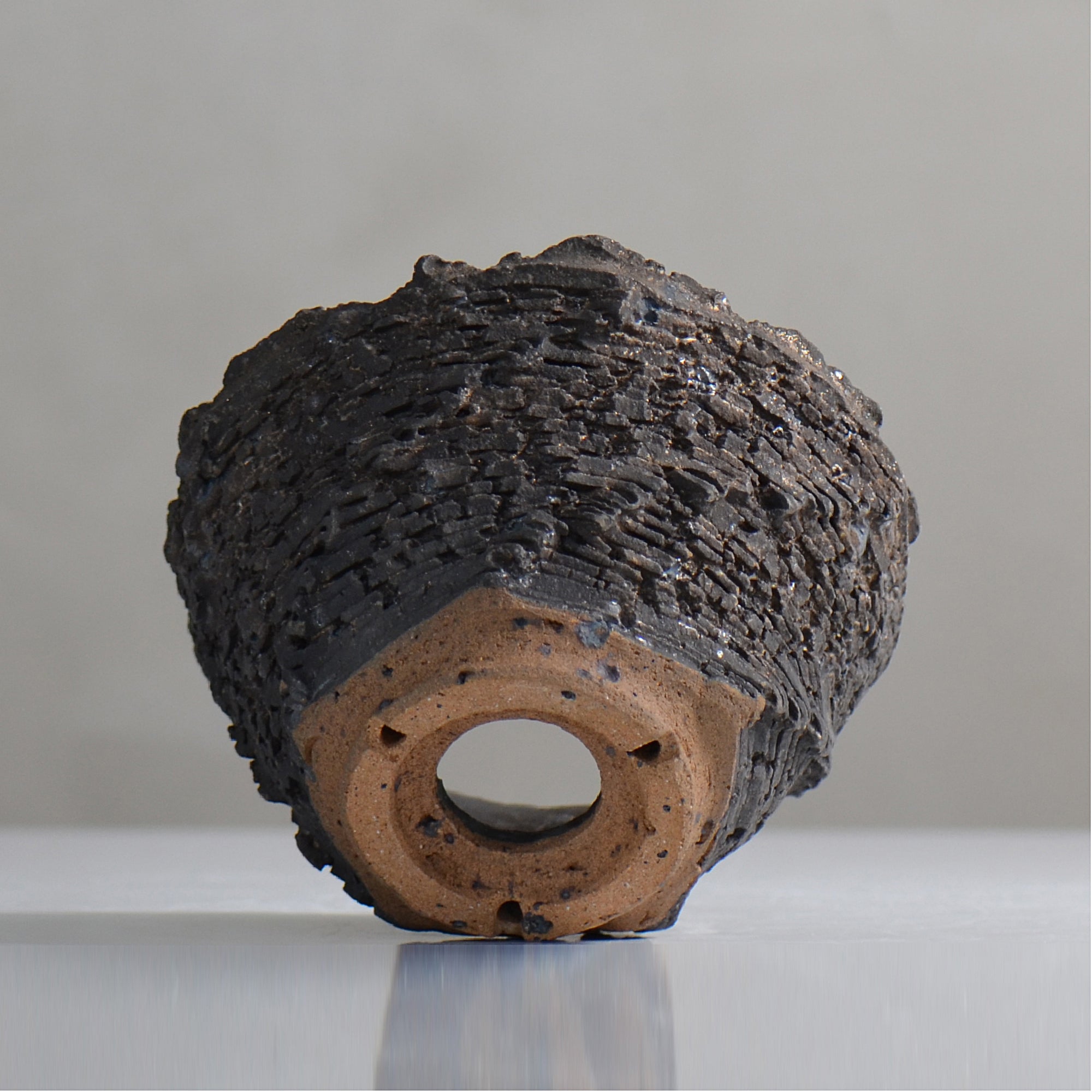 菊地元野 / DANSOU GLOSS ブラック / kg2_db16_m /  約φ14cm / 植木鉢