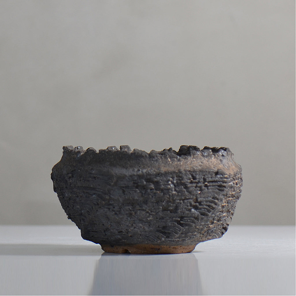 菊地元野 / DANSOU GLOSS ブラック / kg2_db18_s /  約φ11.7cm / 植木鉢