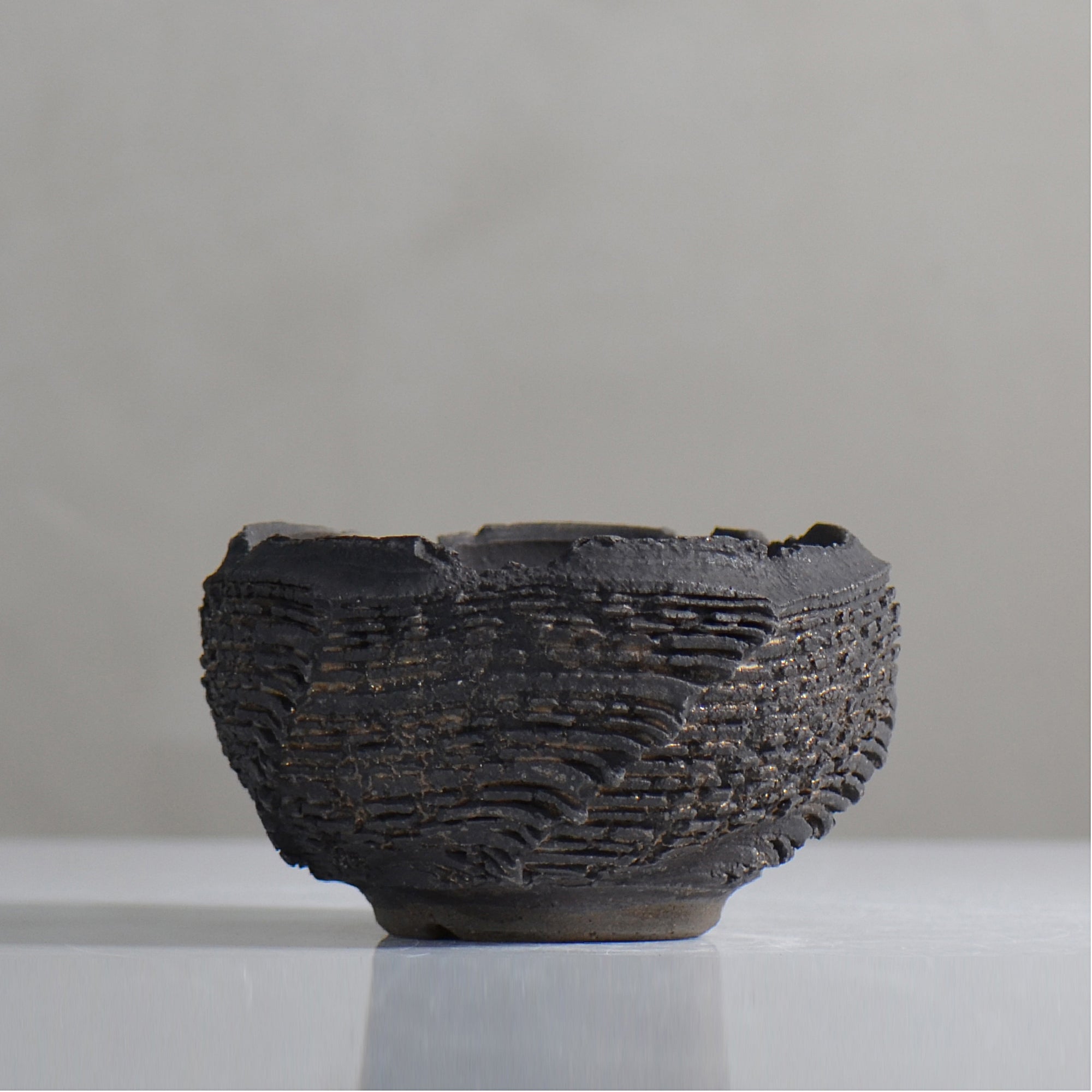 菊地元野 / DANSOU GLOSS ブラック / kg2_db19_s /  約φ11.2cm / 植木鉢