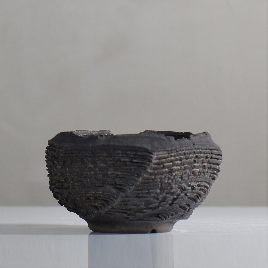 菊地元野 / DANSOU GLOSS ブラック / kg2_db19_s /  約φ11.2cm / 植木鉢