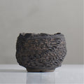 菊地元野 / DANSOU GLOSS ブラック / kg2_db21_s /  約φ9.5cm / 植木鉢