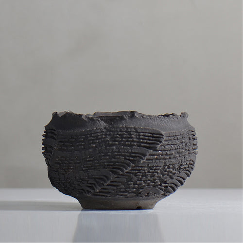 菊地元野 / DANSOU GLOSS ブラック / kg2_db23_s /  約φ10.5cm / 植木鉢