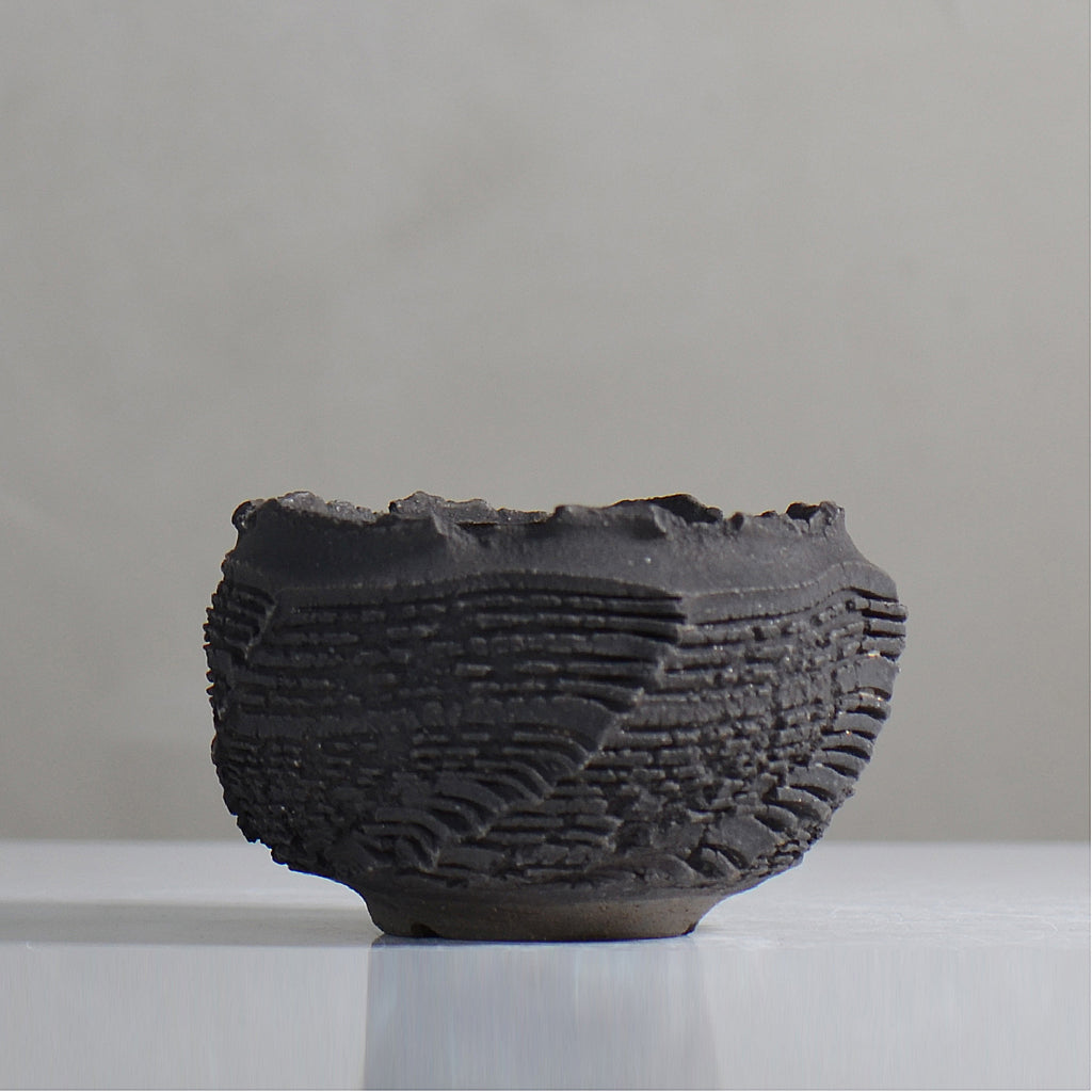 菊地元野 / DANSOU GLOSS ブラック / kg2_db23_s /  約φ10.5cm / 植木鉢