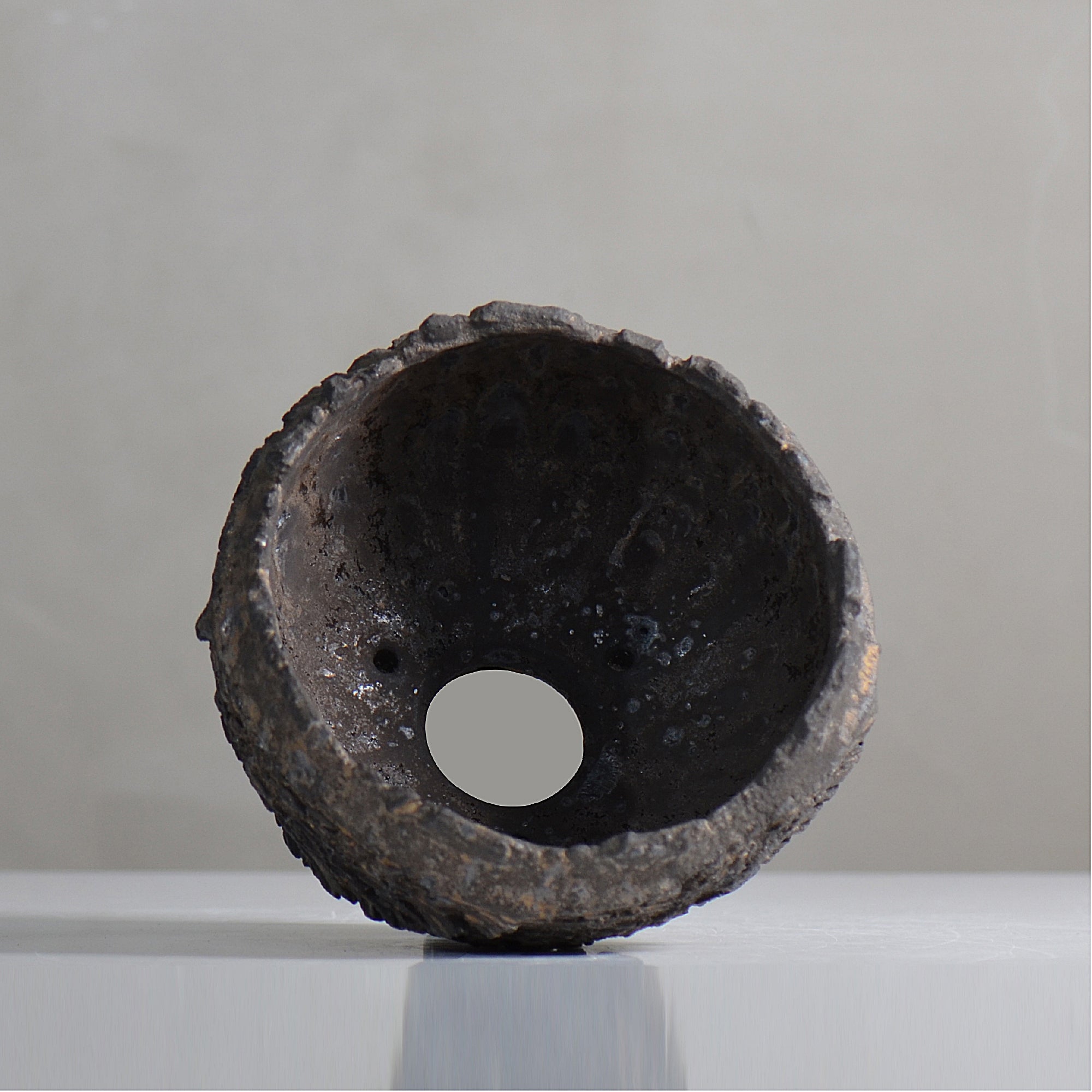 菊地元野 / DANSOU GLOSS ブラック / kg2_db25_m /  約φ13.5cm / 植木鉢