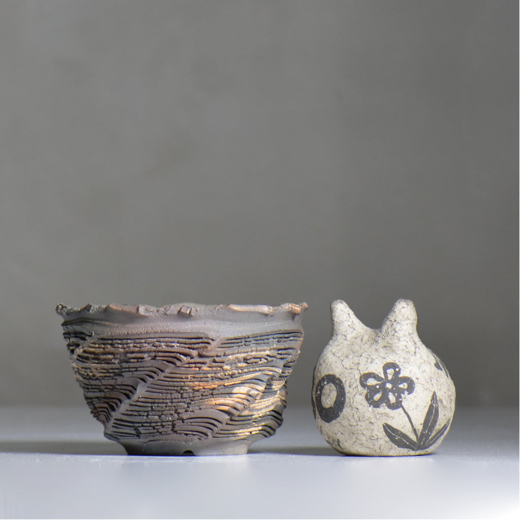 菊地元野 / CHISOU / kg2_dc24_s /  約φ11.5cm / 植木鉢