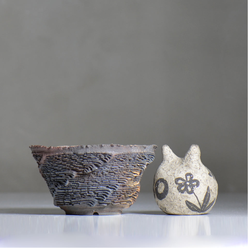 菊地元野 / CHISOU / kg2_dc25_m /  約φ14.5cm / 植木鉢