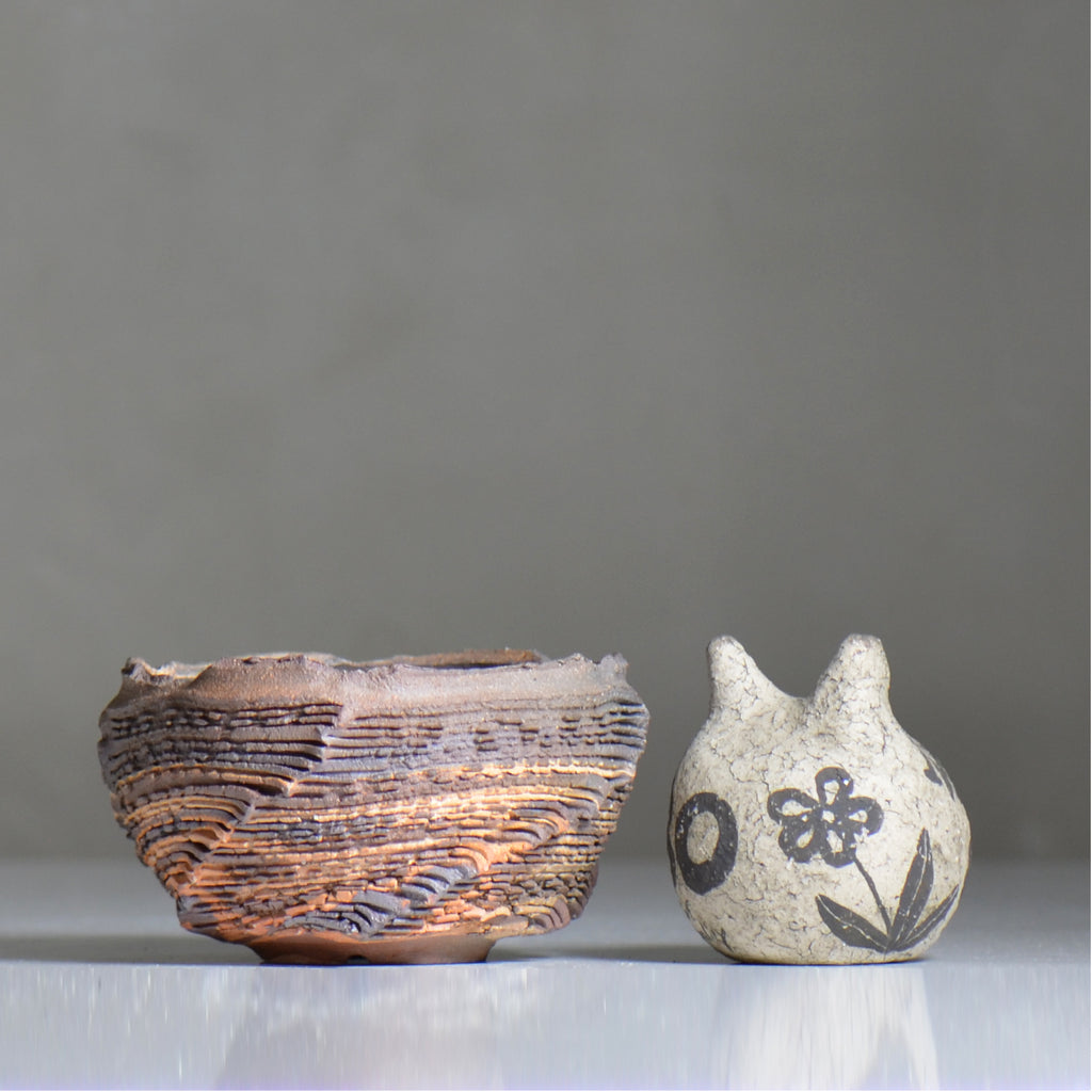 菊地元野 / CHISOU / kg2_dc36_s /  約φ11.5cm / 植木鉢