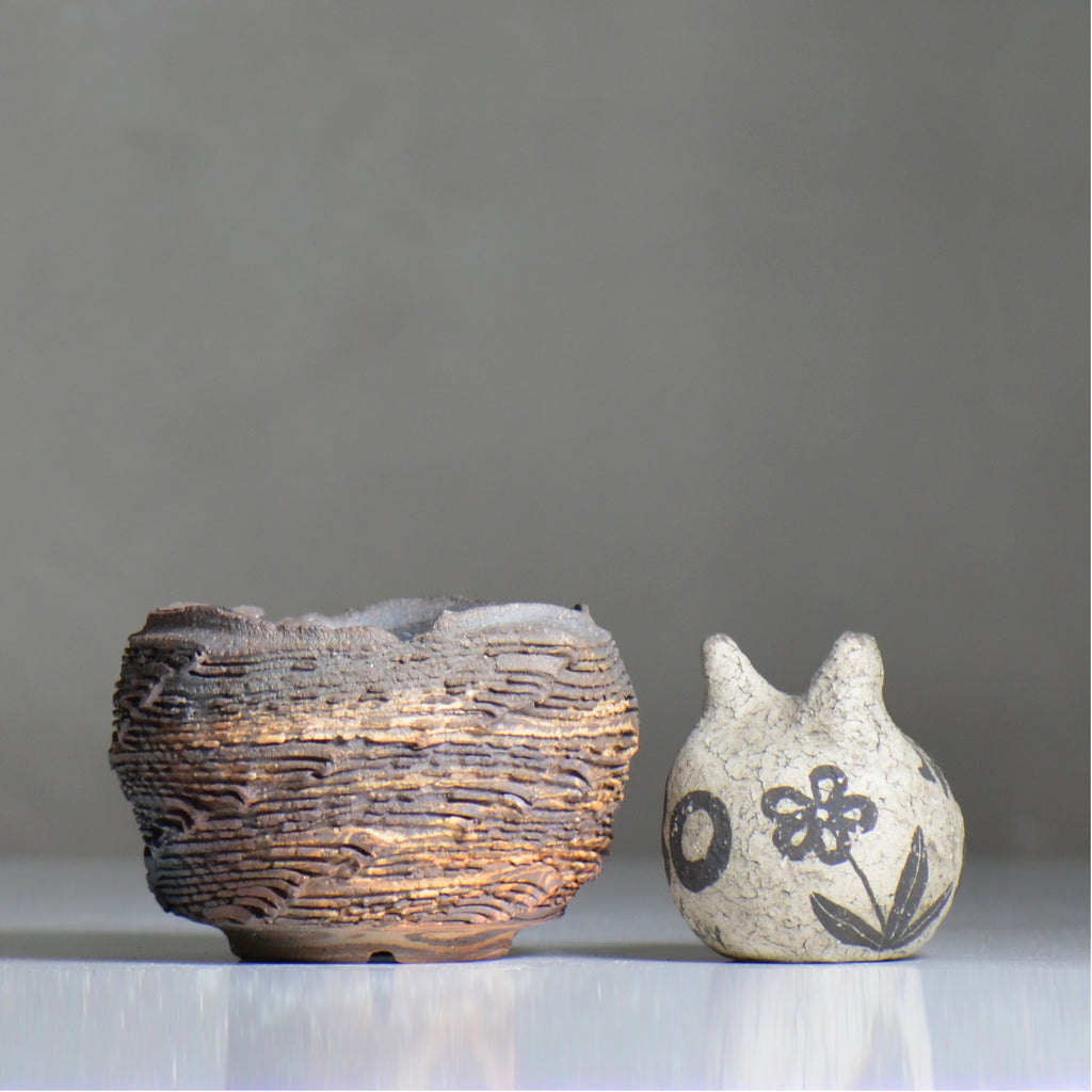 菊地元野 / CHISOU / kg2_dc38_s /  約φ10.5cm / 植木鉢