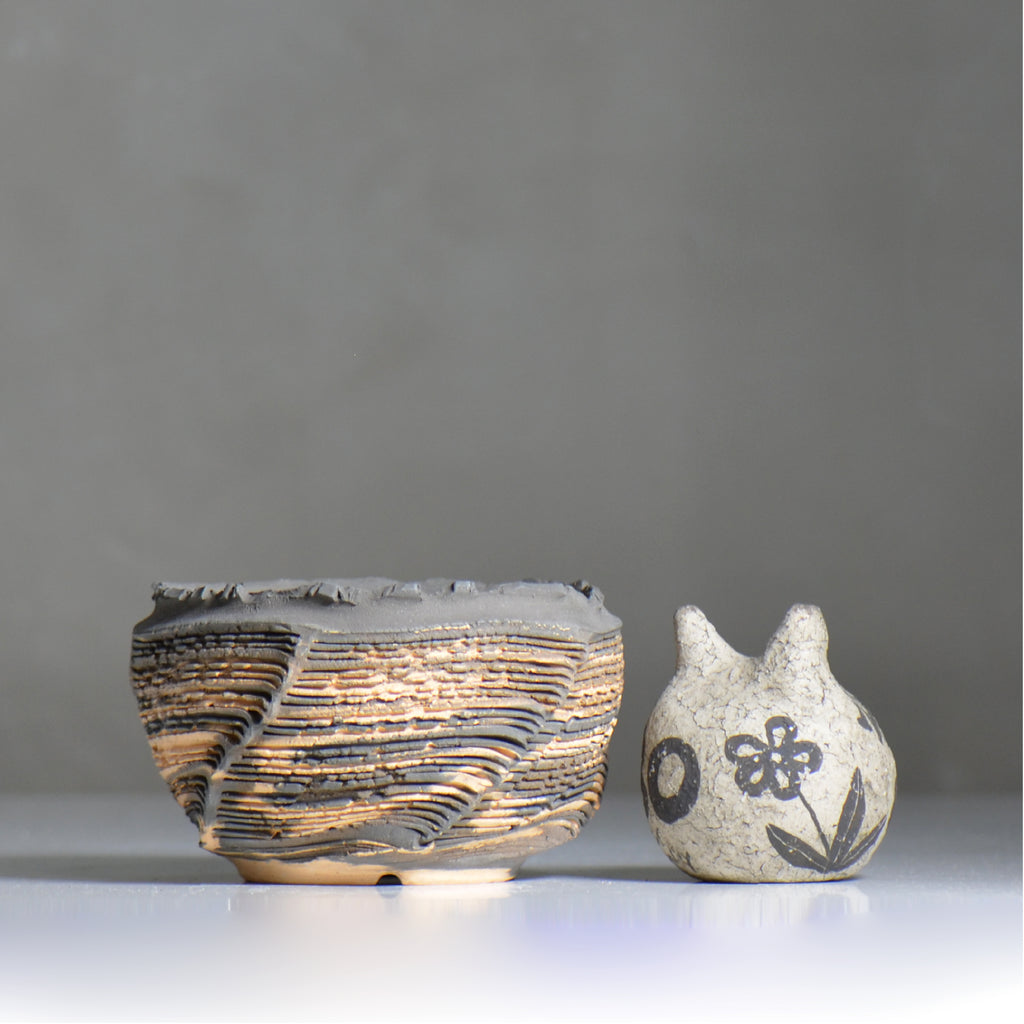 菊地元野 / CHISOU / kg2_dc52_m /  約φ12.5cm / 植木鉢