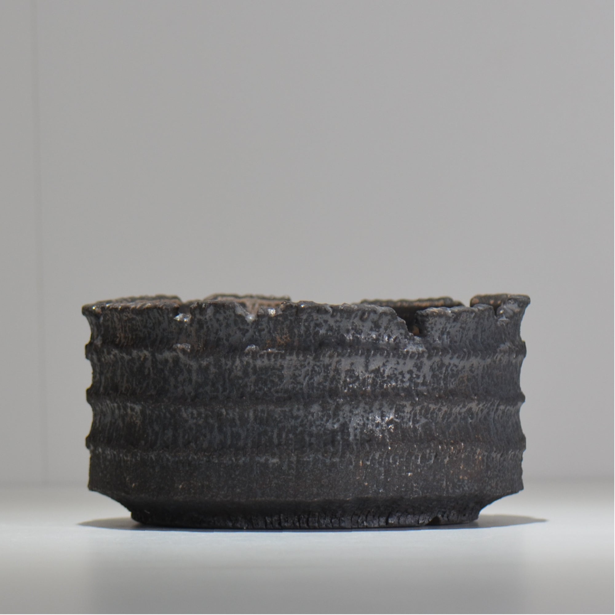 菊地元野 / AVOCADO BORDER ブラック 07 / XL / 約φ19cm / 植木鉢