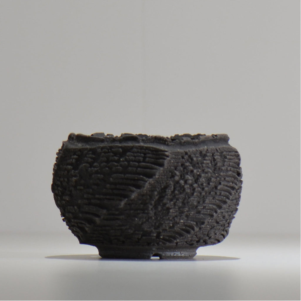 菊地元野 / DANSOU GLOSS　ブラック / kg_db02_s /  約φ9.5cm / 植木鉢