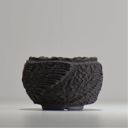 菊地元野 / DANSOU GLOSS　ブラック / kg_db02_s /  約φ9.5cm / 植木鉢