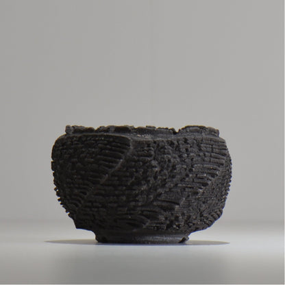 菊地元野 / DANSOU GLOSS　ブラック / kg_db02_s /  約φ9.5cm / 植木鉢