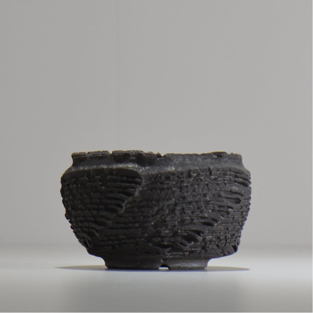 菊地元野 / DANSOU GLOSS ブラック / kg_db03_s /  約φ10cm / 植木鉢