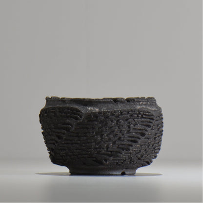 菊地元野 / DANSOU GLOSS ブラック / kg_db03_s /  約φ10cm / 植木鉢