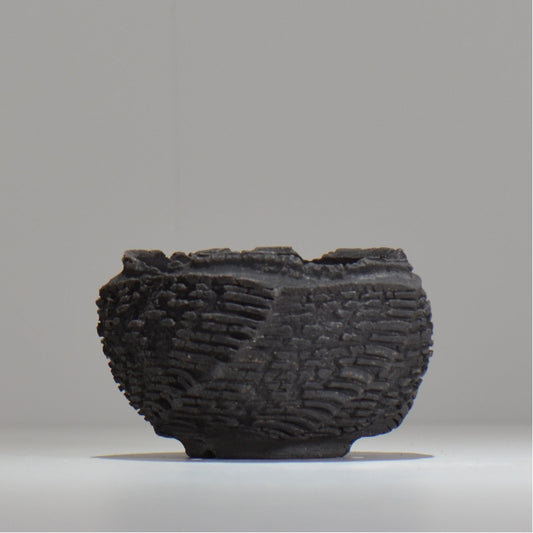 菊地元野 / DANSOU GLOSS ブラック / kg_db05_s /  約φ10cm / 植木鉢