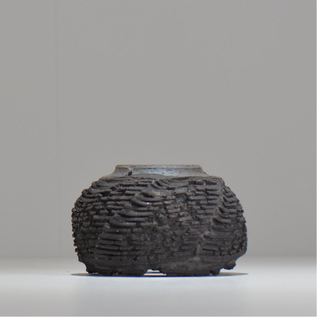 菊地元野 / DANSOU GLOSS ブラック / kg_db05_s /  約φ10cm / 植木鉢