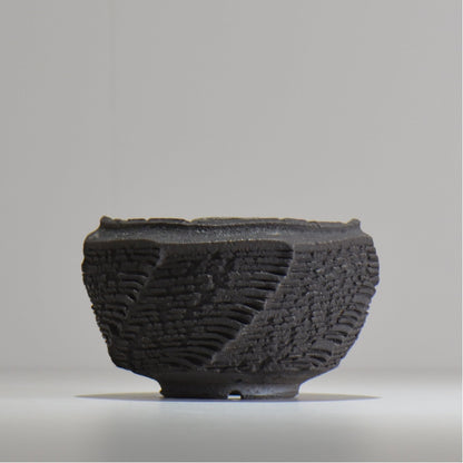 菊地元野 / DANSOU GLOSS ブラック / kg_db23_s /  約φ11.5cm / 植木鉢