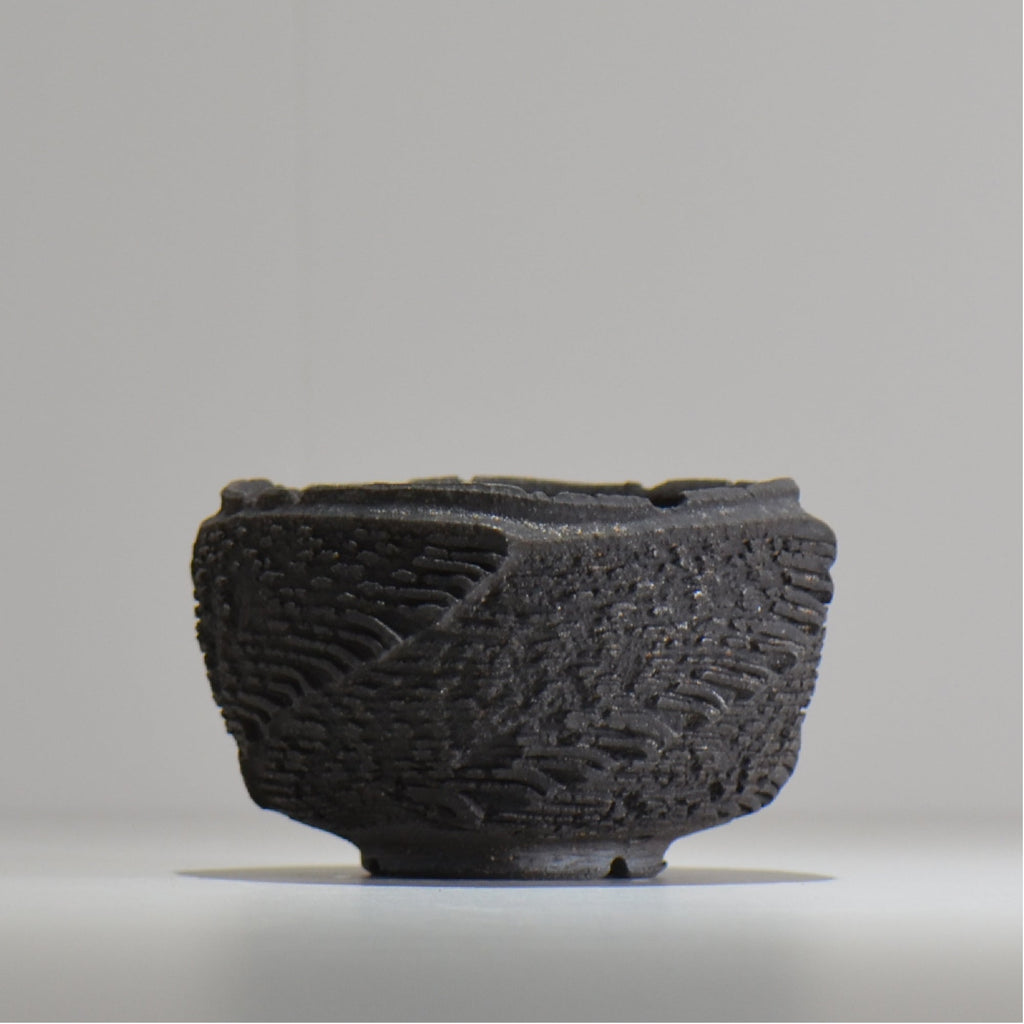 菊地元野 / DANSOU GLOSS ブラック / kg_db23_s /  約φ11.5cm / 植木鉢