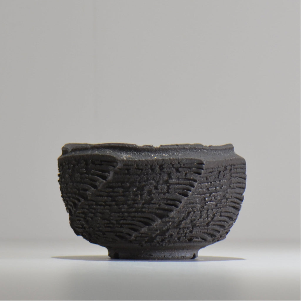 菊地元野 / DANSOU GLOSS ブラック / kg_db23_s /  約φ11.5cm / 植木鉢