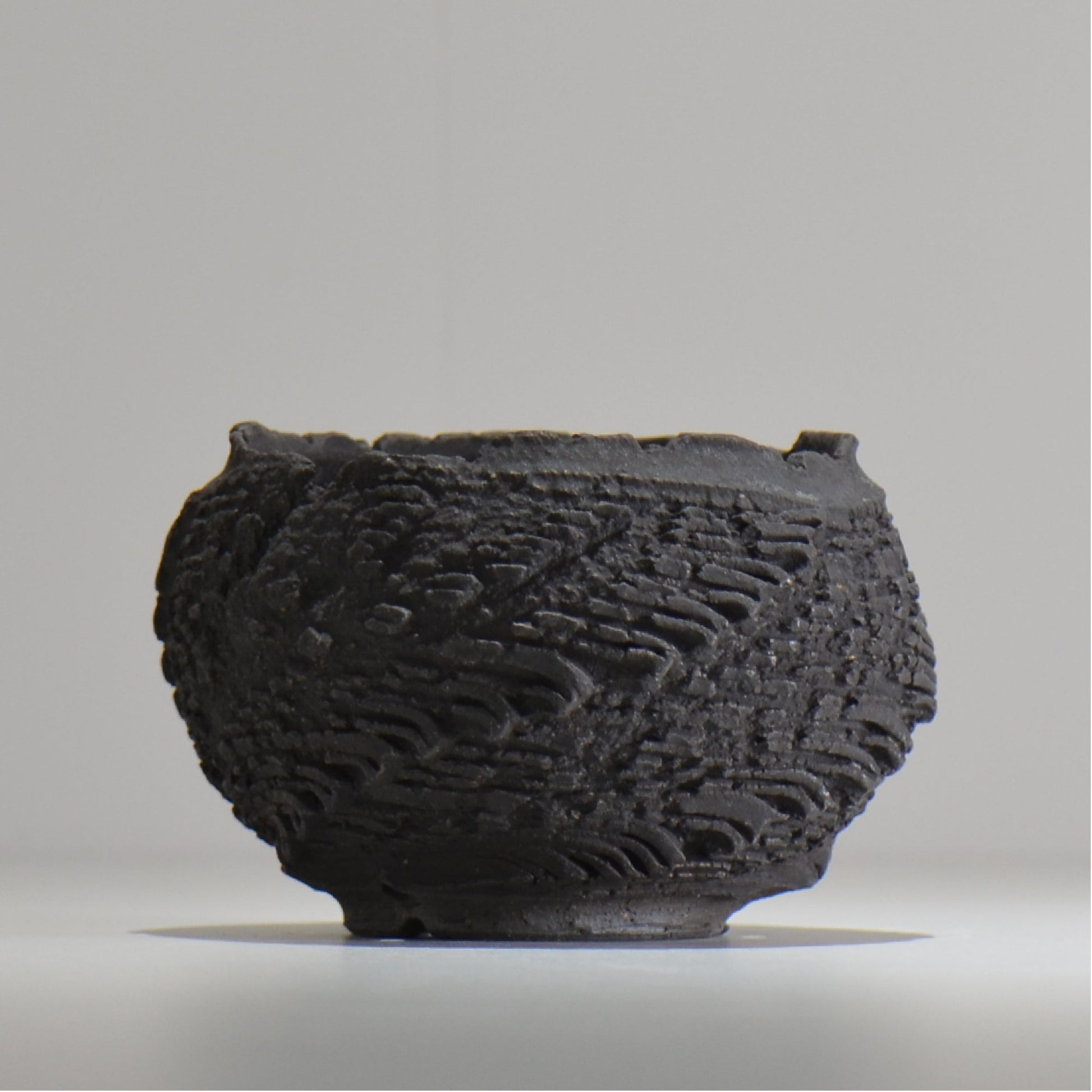菊地元野 / DANSOU GLOSS ブラック / kg_db25_s /  約φ10cm / 植木鉢