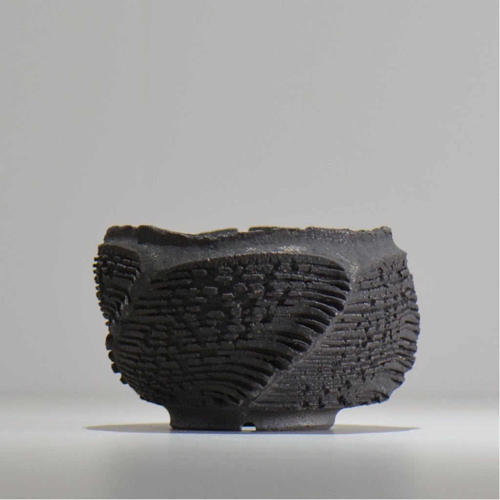 菊地元野 / DANSOU GLOSS ブラック / kg_db26_s /  約φ11.5cm / 植木鉢