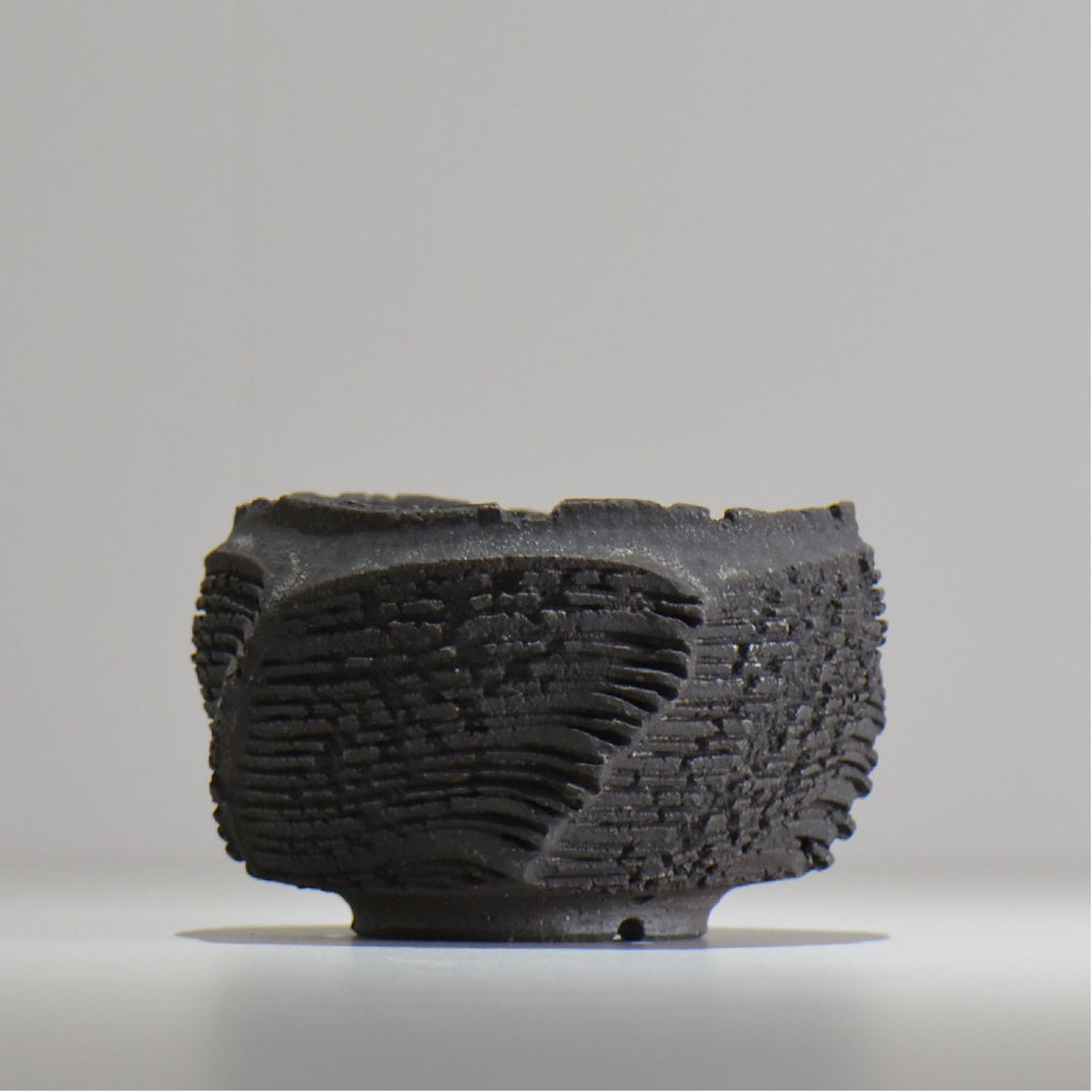菊地元野 / DANSOU GLOSS ブラック / kg_db26_s /  約φ11.5cm / 植木鉢