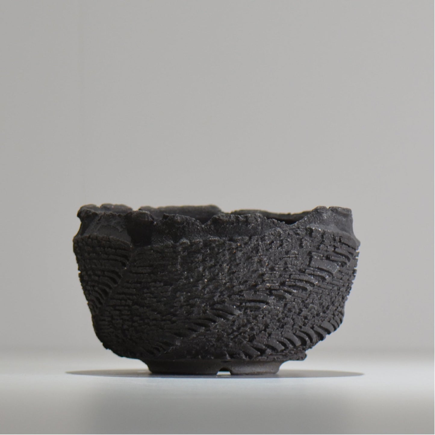 菊地元野 / DANSOU GLOSS ブラック / kg_db43_m /  約φ14cm / 植木鉢