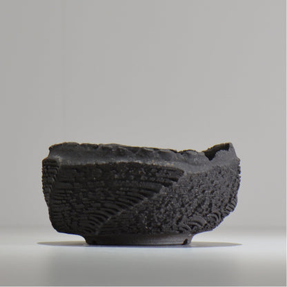 菊地元野 / DANSOU GLOSS ブラック / kg_db44_m /  約φ14cm / 植木鉢