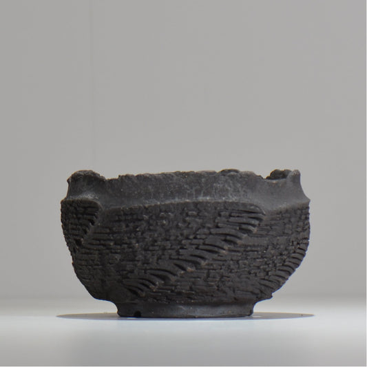 菊地元野 / DANSOU GLOSS ブラック / kg_db45_m /  約φ14cm / 植木鉢