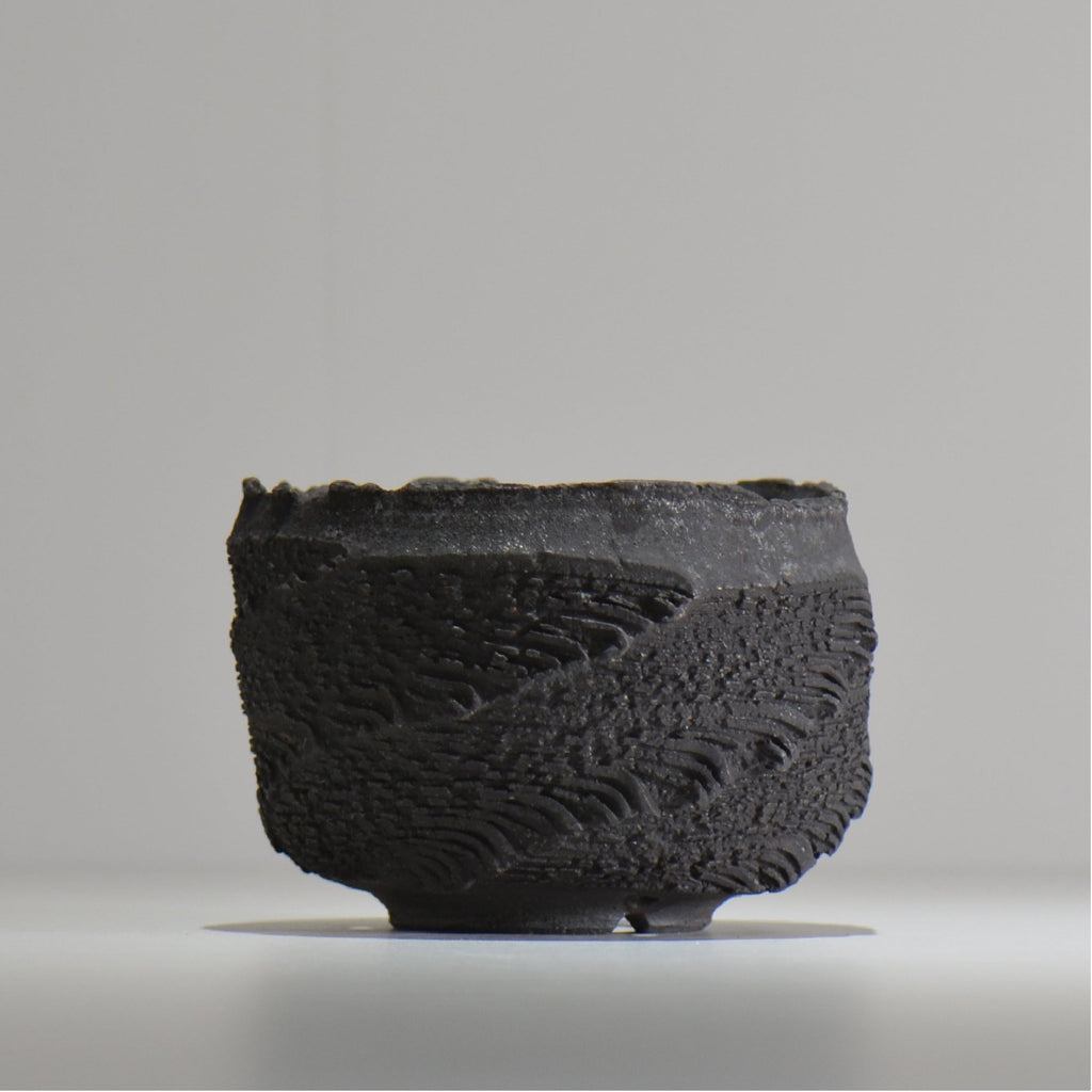 菊地元野 / DANSOU GLOSS ブラック / kg_db46_m /  約φ12.5cm / 植木鉢