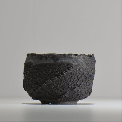 菊地元野 / DANSOU GLOSS ブラック / kg_db46_m /  約φ12.5cm / 植木鉢