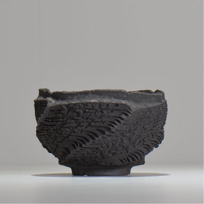 菊地元野 / DANSOU GLOSS ブラック / kg_db47_m /  約φ13.5cm / 植木鉢