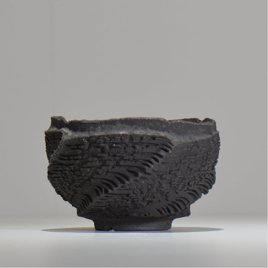 菊地元野 / DANSOU GLOSS ブラック / kg_db47_m /  約φ13.5cm / 植木鉢