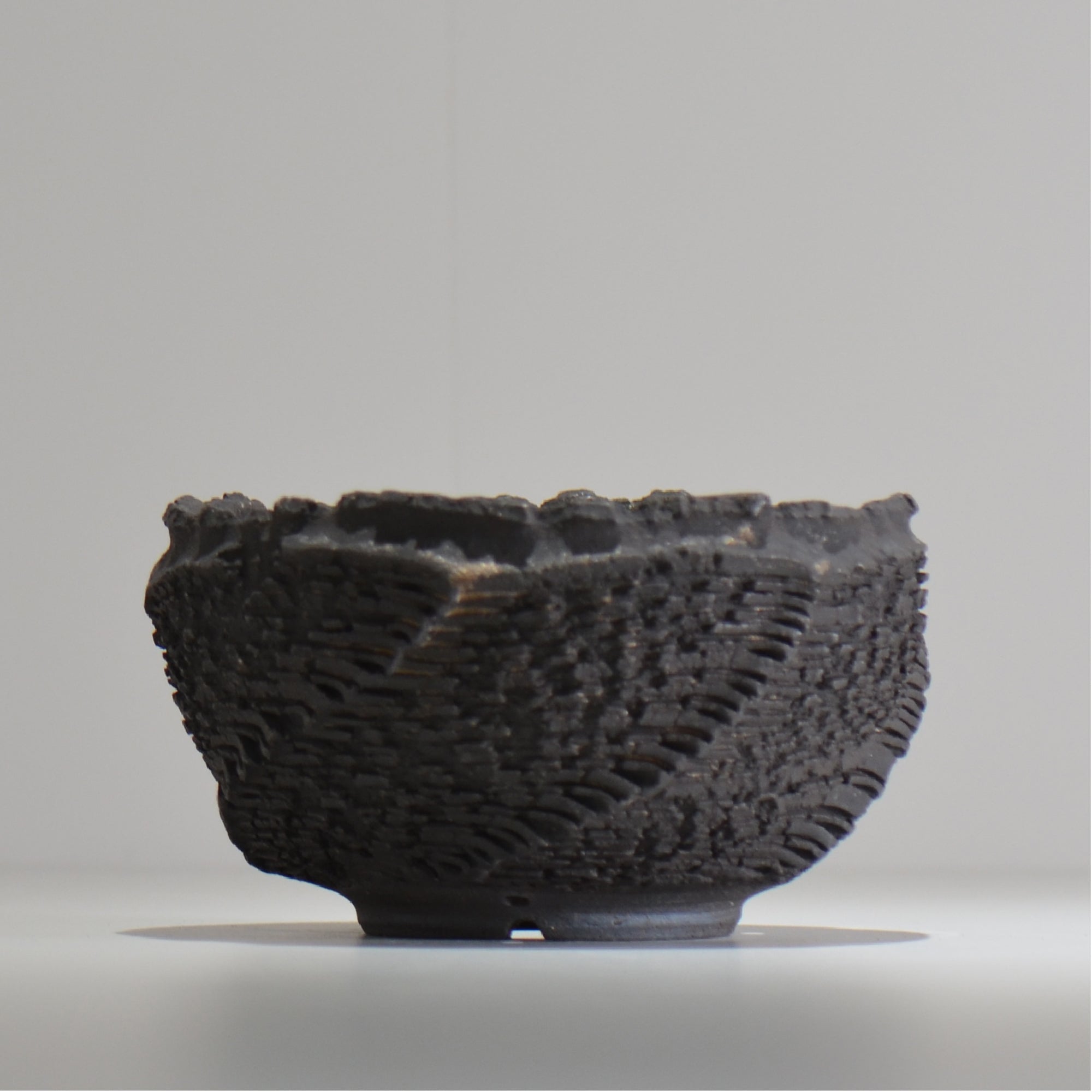 菊地元野 / DANSOU GLOSS ブラック / kg_db63_l /  約φ16cm / 植木鉢