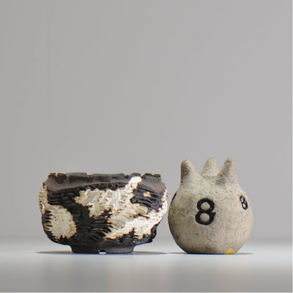 菊地元野 / DANSOU GLOSS ツートン / kg_dt07_s /  約φ10.2cm / 植木鉢