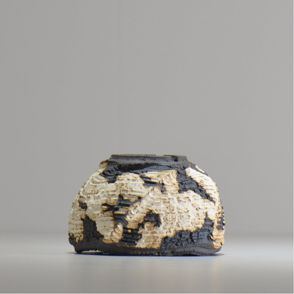 菊地元野 / DANSOU GLOSS ツートン / kg_dt08_s /  約φ10.5cm / 植木鉢
