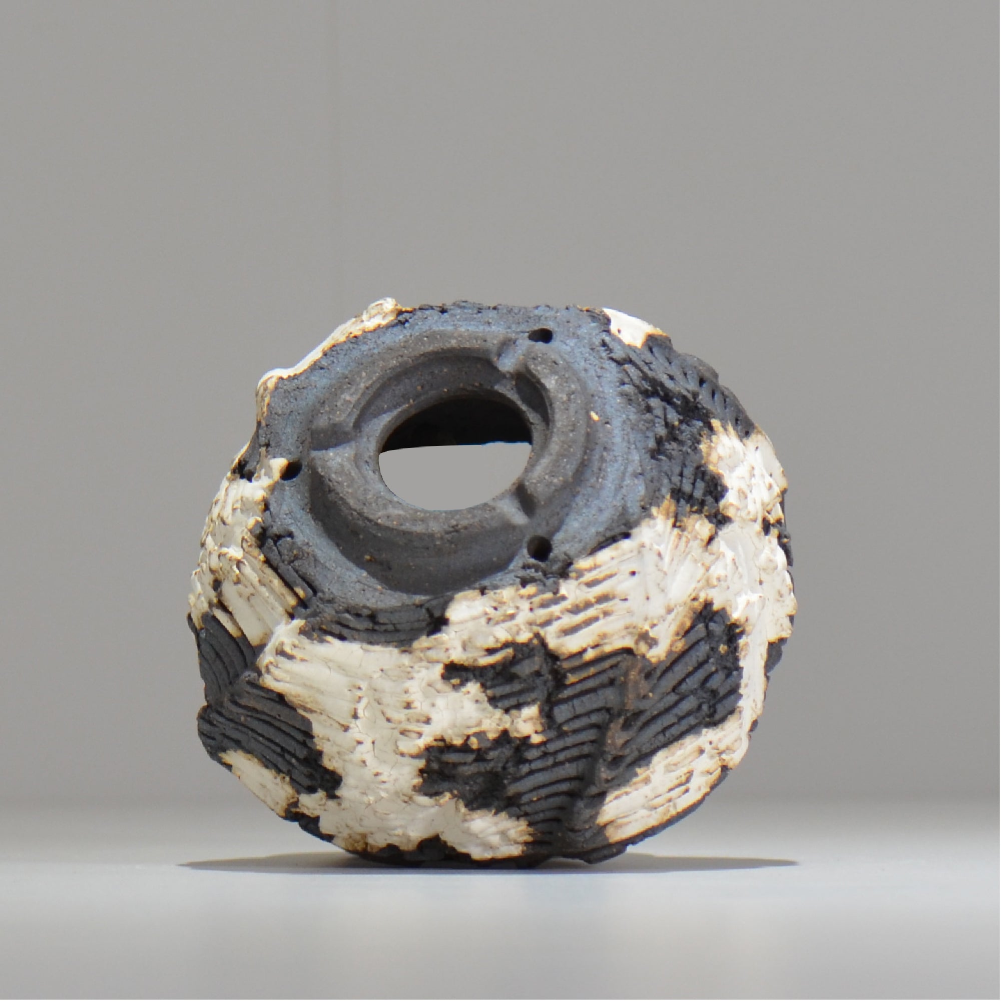 菊地元野 / DANSOU GLOSS ツートン / kg_dt19_s /  約φ10.5cm / 植木鉢