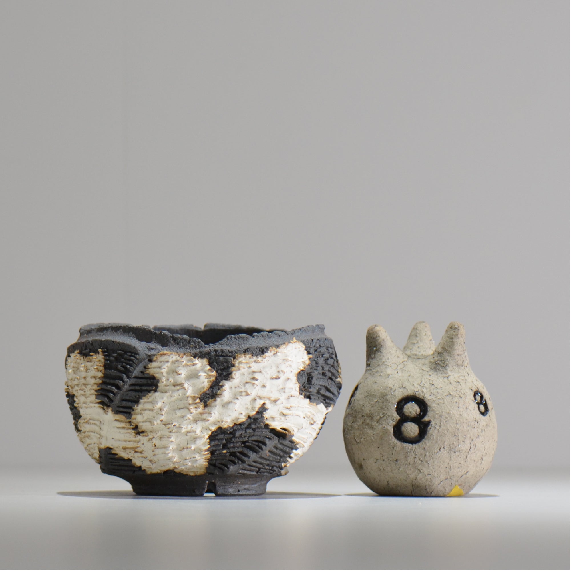 菊地元野 / DANSOU GLOSS ツートン / kg_dt31_s /  約φ11.5cm / 植木鉢