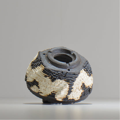 菊地元野 / DANSOU GLOSS ツートン / kg_dt35_s /  約φ12cm / 植木鉢