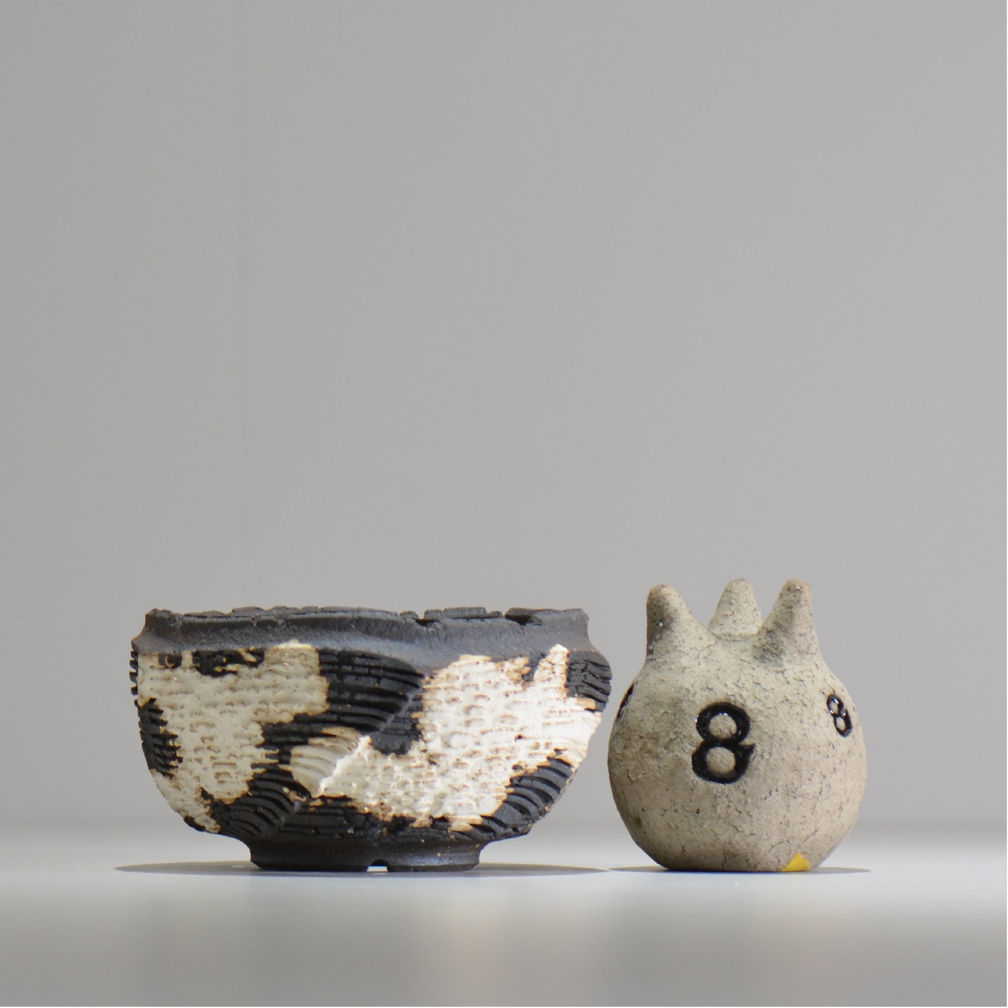 菊地元野 / DANSOU GLOSS ツートン / kg_dt35_s /  約φ12cm / 植木鉢