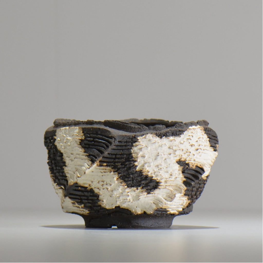 菊地元野 / DANSOU GLOSS ツートン / kg_dt36_s /  約φ11.5cm / 植木鉢