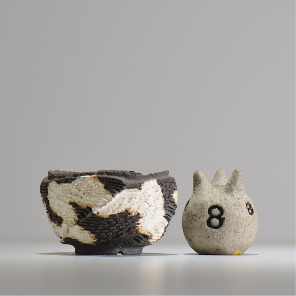 菊地元野 / DANSOU GLOSS ツートン / kg_dt36_s /  約φ11.5cm / 植木鉢