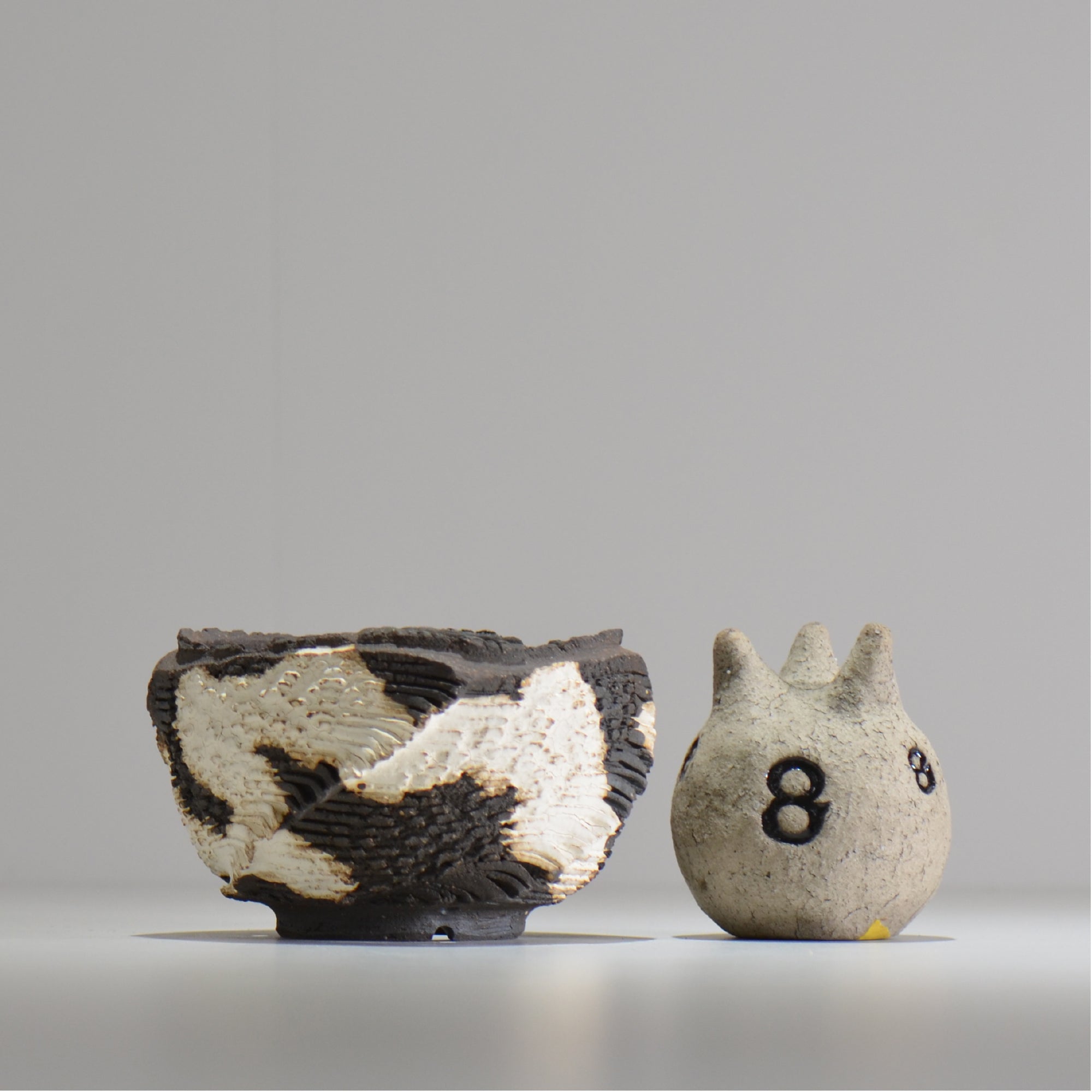 菊地元野 / DANSOU GLOSS ツートン / kg_dt36_s /  約φ11.5cm / 植木鉢