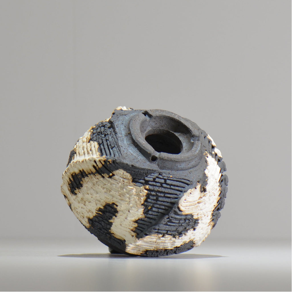 菊地元野 / DANSOU GLOSS ツートン / kg_dt37_s /  約φ10.5cm / 植木鉢